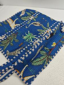 Sac fourre-tout matelassé Kantha, coton fait main, couleur unie, été, épaule ouverte, transport, shopping, voyage, vente en gros - Product Image 2