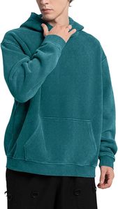 เสื้อฮู้ดดี้ผู้ชายทรงโอเวอร์ไซส์ ผ้าฟลีซคอตตอน 100% พรีเมียม ล้างสีแบบแอซิด  สวมใส่สบาย ระบายอากาศได้ดี เหมาะสำหรับฤดูใบไม้ร่วงและฤดูหนาว - Product Image 5