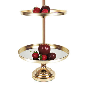 Top tendance plaqué or # support à gâteau de niveau miroir accrocheur outil en métal poli produit d'usine direct - Product Image 4