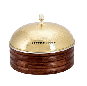 เครื่องอุ่นอาหารโลหะแบบแฮนด์เมดเครื่องอุ่นอาหารโลหะแบบคลาสสิกดีไซน์แบบพรีเมียม - Product Image 2