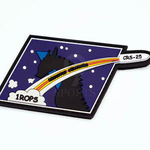 Parche de PVC de alta resistencia con borde Merrow para uniformes, uso táctico, equipo para exteriores y promociones - Product Image 2