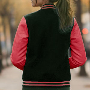 Nouvelle veste universitaire pour femme, logo personnalisé, imperméable, respirante, service OEM, faible MOQ - Product Image 2