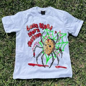 Fabricantes de camisetas de ropa de calle peso pesado 240Gsm 280 Gsm camiseta en blanco algodón personalizado peso pesado Puff impresión camiseta - Product Image 5