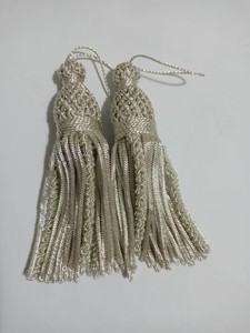 Flecos de seda gruesos de 8cm al por mayor nuevos flecos sedosos hechos a mano elegantes multicolores para uso decorativo de cortinas Ronpex - Product Image 6