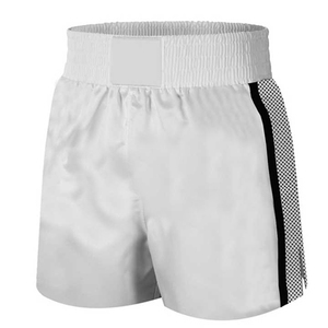 กางเกงมวย MMA แบบขาสั้นสำหรับมวยไทยกางเกงกีฬาแบบเรียบยืดได้ - Product Image 4