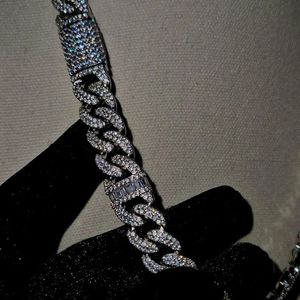 Cadena Cubana de Diseño Pesado con Diamantes Redondos Vintage, Joyería Hip Hop para Regalo de Mujer, Fiesta - Product Image 3