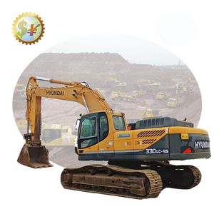 La Corée du Sud a fait l'excavatrice de chenille de R330LC-9S de Hyundai 33ton utilisée excavatrice de terrassement Cummins Engine Hyundai 305 330 350 - Product Image 1