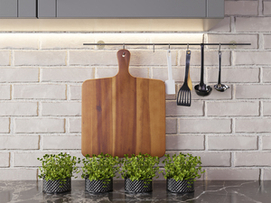 Plato cuadrado de madera de acacia para servir con asa para cortar y picar carne, tablas de charcutería amigables para restaurantes - Product Image 3