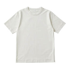 Venta al por mayor de alta calidad transpirable 220g 70% algodón 30% poliéster CVC Unisex hombres mujeres logotipo personalizado liso cuello redondo Camiseta para hombres - Product Image 4