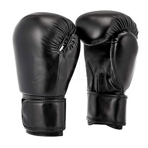 Guantes de boxeo de cuero a precio duradero con diseño clásico hechos para entrenamiento diario y sesiones duras - Product Image 1
