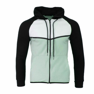 Conjunto Deportivo de 2 Piezas para Hombre, Sudadera con Capucha y Cremallera, Talla Grande, Transpirable, con Diseño a Cuadros, Ropa Deportiva - Product Image 2