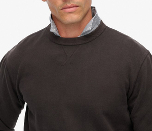 Sudadera de cuello redondo bordada de alta calidad para hombre, Sudadera de cuello redondo en blanco Vintage de algodón con logotipo personalizado 100% - Product Image 5