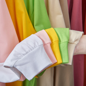 Best Seller Spring Autumn <b>Pocket</b> 260g Thick Cotton Long Sleeve <b>T</b>-<b>Shirt</b> Unisex Custom Logo Solid Color <b>T</b>-<b>shirt</b> for <b>men</b>` - Product Image 3