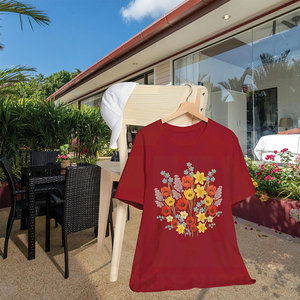 Sweat à capuche pour femme en coton respirant avec doublure en polaire douce, broderie 3D, inspiré de la nature, polaire confortable pour les sorties décontractées - Product Image 4