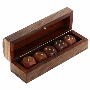 Nouvelle conception 2026 : Boîte de dominos en bois personnalisée, artisanat indien de haute qualité pour la décoration intérieure, jouets promotionnels en gros pour le voyage - Product Image 1