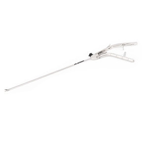 Portaagujas Laparoscópico Manual de Alta Calidad Tipo Pistola, 5330 mm, Acero Inoxidable de Grado Médico, Curvado a la Izquierda, Quirúrgico - Product Image 3
