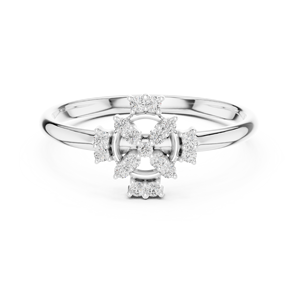 Bague Promise 14K avec pierre en forme de coeur pour filles - Product Image 3