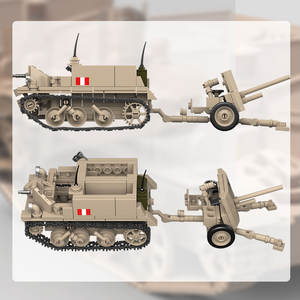 1/35 Scale <strong>Model</strong> <strong>Kit</strong> <strong>Military</strong> British Universal Bren Carrier Armored Vehicle 2 Pounder Anti-Tank Gun Building Blocks Set 389pcs - Product Image 5