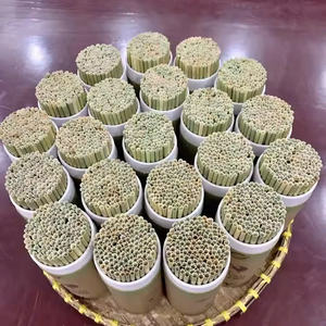 Paille écologique en bambou et en herbe du Vietnam 100% diamètre jetable naturel de 8mm pour le prix des cadeaux - Product Image 6