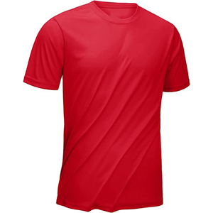 Camiseta Casual de Cuello Redondo para Hombre, Textura Suave, Color Sólido, Proveedor OEM ODM, Camiseta Lisa Minimalista - Product Image 1