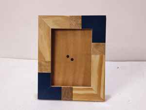 Cadre photo en bois massif carré, écologique, léger, couleur personnalisée, A4 8x10, noyer rustique, art mural pour mariage/anniversaire - Product Image 4