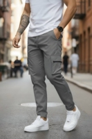 Pantalones Cargo Jogger para Hombre, Estilo Urbano, Multibolsillos, Techwear, Cordura, Soft Shell, Reversibles, Transpirables, Cintura Elástica, Casuales