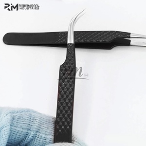 ชุดแหนบต่อขนตาสำหรับต่อขนตา RMI Super September ปลายเงินเคลือบสีดำ - Product Image 1