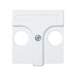 Piastra per presa induttiva R-TV bianca (Simon 27 27053-34) - Product Image 1