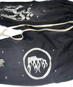 กางเกงวอร์มแนวสตรีทของผู้ชายเอวสูงผ้าคอตตอน100% ซักได้สำหรับทุกเพศเอวสูงสไตล์วินเทจใหม่ลายซ้อนกัน - Product Image 2