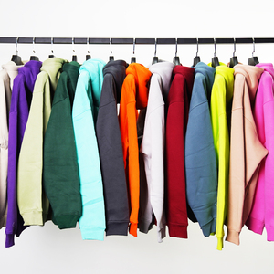 Sweat à capuche épais 80% coton 20% polyester personnalisé pour hommes - Product Image 6