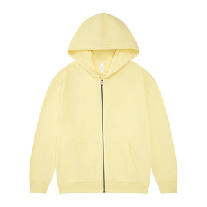 Sweat à capuche zippé pour homme en molleton brodé 100 % coton, style Y2K, épaules tombantes, coupe oversize, imprimé logo personnalisé, poids lourd - Product Image 6