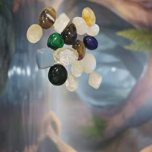 Piedras Preciosas Naturales de Alta Calidad para Sanación, Cabujones Planos de Media Oval, Ágata Natural, 20% de Descuento y Regalo de Jade Natural - Product Image 4