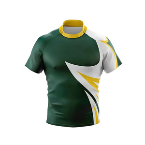 Vente en gros de maillots de <span class=keywords><strong>rugby</strong></span> personnalisés pour hommes, manches courtes, chemises anciennes classiques, <span class=keywords><strong>style</strong></span> uniforme avec technique de sublimation, ensemble à bas prix - Product Image 2