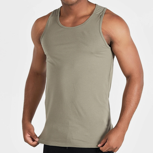 Camiseta sin mangas informal de verano para hombre, cuello redondo, gimnasio, entrenamiento, chaleco sin mangas para hombre, a la venta camiseta sin mangas, precio al por mayor - Product Image 4