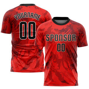 Vente en gros de maillots d'équipe personnalisés respirants à séchage rapide avec logo personnalisé uniformes de football sublimés vêtements de football - Product Image 4