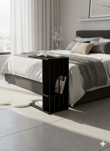 Mesa de Centro Ecológica con Tapa de Madera Blanca y Estructura Metálica con Almacenamiento |   Muebles Modernos para Sala de Estar |   Venta al por Mayor de Marca Privada OEM - Product Image 6