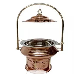 Made of Copper Metal Material Solid Chaffing Dish Stylish Design Wedding Decorative Chaffing Dish <b>Food</b> <b>Warmer</b> at Lowest Price - Product Image 4
