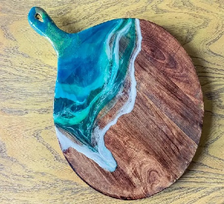 La couleur en bois naturelle et la résine adaptent la couleur aux besoins du client