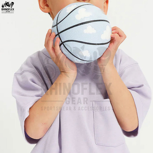 Ballon de basket de haute qualité, fabriqué sur mesure, avec vessie en caoutchouc naturel, design respirant, poids adapté aux adultes - Product Image 3