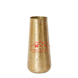 แจกันกระถางดอกไม้ดีไซน์ด้วยค้อนสีเงินตกแต่งบ้านขนาดต่างๆ - Product Image 3