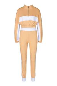 Ensemble de survêtement unisexe pour femme, logo personnalisé OEM, écologique, grande taille, automne, avec pantalon de survêtement, pantalon de jogging, sweat-shirt à capuche - Product Image 3