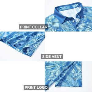 Prix d'usine OEM Polos décontractés pour hommes de haute qualité Séchage rapide Respirant Broderie en vrac pour Polo personnalisé - Product Image 4