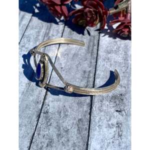 Roger Pino Lapis & Sterling <b>Silver</b> Fashion <b>Cuff</b> <b>Bracelet</b> - Product Image 4