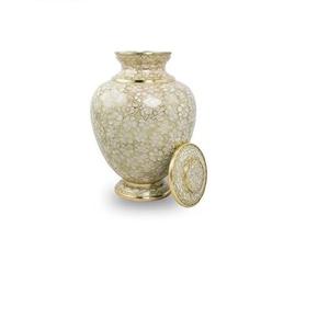 Urnas de cremación para adultos de estilo europeo, recuerdo de acabado impreso con esmalte único para entierro y cenizas funerarias - Product Image 1