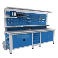 Banco da Lavoro Industriale in Metallo Detay, Best Seller, Componenti Essenziali per Motori PLC, Parti di Cuscinetti, Luce LED ad Alta Efficienza, Facile da Usare