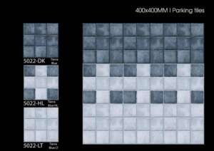 Dalles de sol pour parking haute résistance 40x40cm 400x400mm, revêtement de sol en céramique mate pour allée extérieure et garage - Product Image 3
