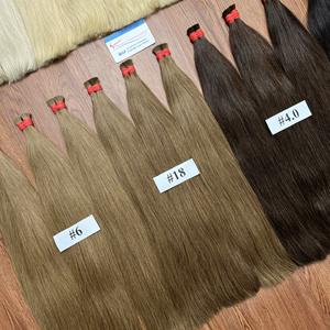 Extensions de cheveux humains en vrac de qualité supérieure Cheveux vietnamiens crus non transformés pour perruque soyeux et lisses - Product Image 4