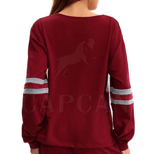 Traje de chándal de invierno de patrón sólido informal para mujer, tamaño personalizable, ligero, conjunto de jogging de 2 piezas, diseño elegante - Product Image 5