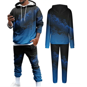Survêtements de fitness à manches longues de style sport pour hommes, vêtements d'entraînement de gymnastique à la mode, ensemble d'entraînement de gymnastique respirant, meilleures ventes - Product Image 6
