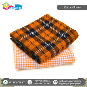 Patrón de bordado de calidad superior Lujo 100% Algodón Lino Golf Toallas de cocina de la India - Product Image 2